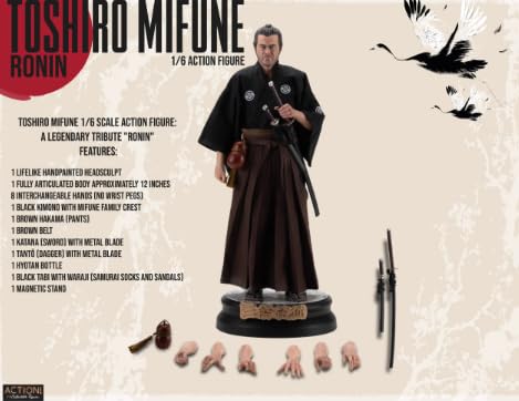 Amazon | [AC]Infinite 1/6 三船敏郎 浪人版 可動 アクション