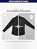 Enlision Black Shirts for Men 4-Way Stretch Non Iron Long Sleeve Dress Shirt Business Office Funeral Button Down Regular Fit with Pocket 3XL #3