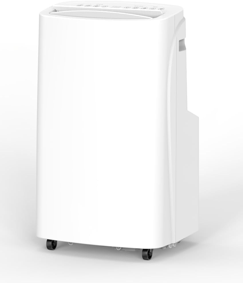 Image of 16,000 BTU Portable Air Conditioner with Wifi, 4-in-1 AC Unit Cools /Wifi /Dehumidifies /Fan, Wi-Fi Smart for Room Up to 800 Sq.Ft, Remote Control, 360 Wheels for Bedroom Large Room