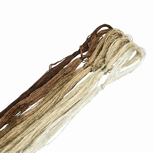 Image of Mulberry Silk Floss Embroidery Thread Floss-Cross Stitch Threads China Silk Woven Jewelry Threads DIY Sewing Kits (105)