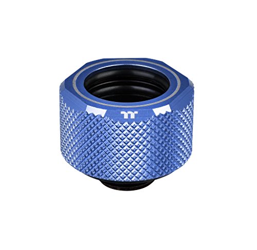 Fittings de compresión Thermaltake Pacific azul para tubos de refrigeración líquida