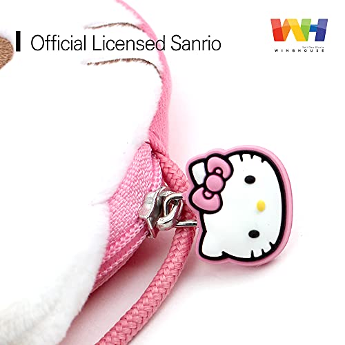 Winghouse X Hello-Kitty Officially Licensed 3D Ribbon Bow My First Small Crossbody Mini Purse For Baby Toddler Ages 1-4Y White Pink Multi Colored #TOP5