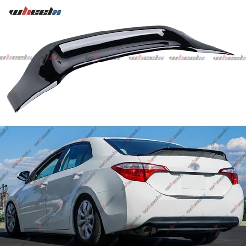 Rear Spoiler Fits 2014-2019 Toyota Corolla, Gloss Black - WheelX by WheelX - Used condition - Image 4