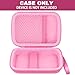 Flaxune Hard Travel Carrying Case for KODAK Step/Step Slim/Printomatic Instant Smartphone Photo Portable Mini Color Wireless Mobile Printer, Pink Case