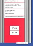  Historisch-Kritische Ausgabe sämtlicher Handschriften, Drucke und Typoskripte. Faksimile-Edition: Historisch-Kritische Ausgabe sämtlicher ... Oktavhefte 7 & 8: Mit Franz-Kafka-Heft 8