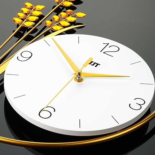 Horloge murale design grain de blé pour cuisine et bureau - 7