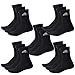 Produktbild adidas CUSHIONED CREW Tennissocken Sportsocken Damen Herren Unisex 15 Paar, Farbe:Black, Socken & Strümpfe:46-48