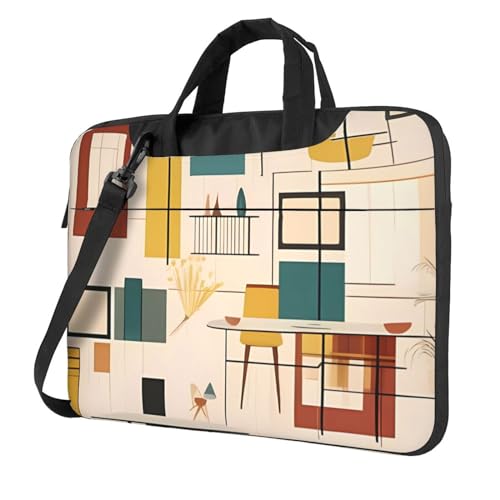 Sacoche pour ordinateur portable mid-century pour le bureau