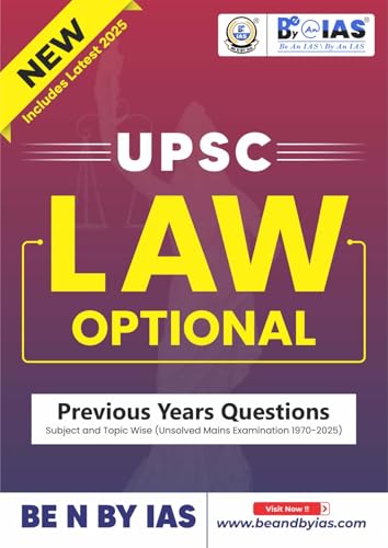 Image of UPSC Law Optional Previous Years Questions (English) | Subject & Topic Wise | Civil Services Exam | 1970-2025 (New Edition)