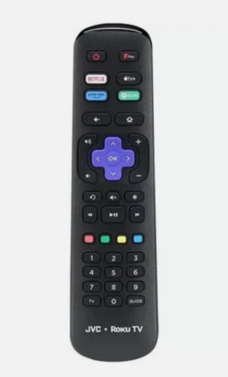 Genuine Original TV Remote Compatible with JVC Models - LT-40CR330 LT-43CR330 LT-24CR230 LT-32CR230 Smart Full HD HDR 4K LED