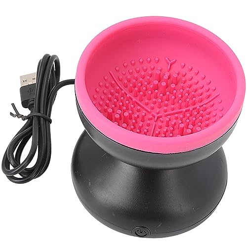 Limpiador Brochas Maquillaje Eléctrico, Herramienta de Limpieza de Brochas Giratoria Automática, Limpieza Giratoria Secado Rápido para Brochas de Maquillaje de Todos los Tamaños