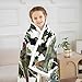 Tank Throw Blanket,Aircraft Camouflage Design Fleece Blanket War Theme Bed Blanket for Kids Child Teens Boys Man Soft Army Green Flannel Blanket, Baby Size (30 x 40 Inches)