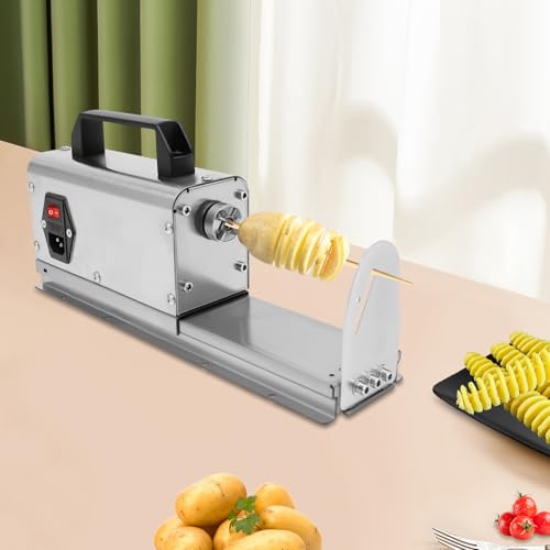 Cortadora Eléctrica de Papas Tornado 3 en 1 Acero Inoxidable miniatura 3