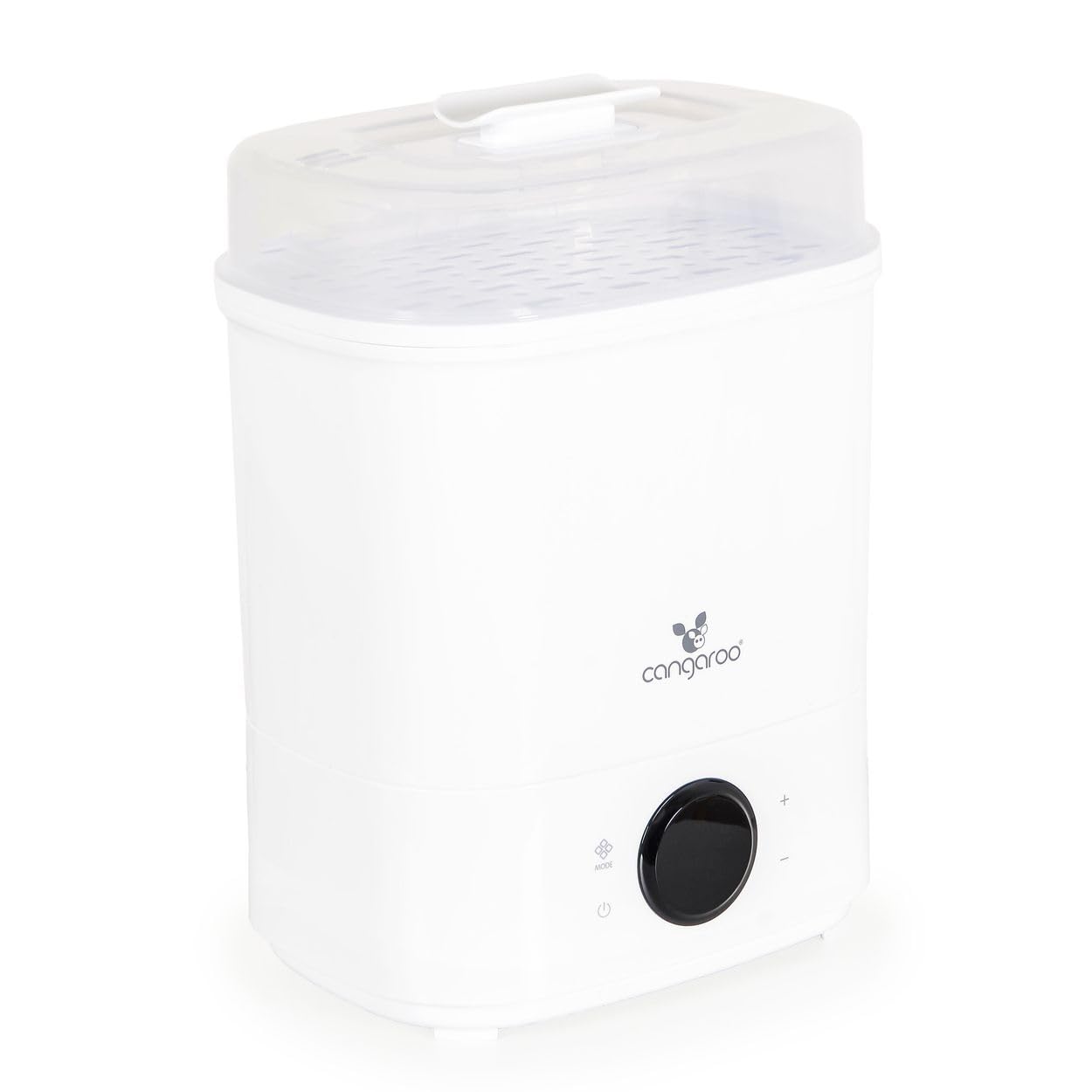 Cangaroo Sterilisator Cai Trockner 2 in 1 bis zu 6 Flaschen, LCD-Display, Touch weiß