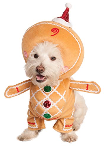 Rubie's Walking Gingerbread Man Pet Costume, Medium