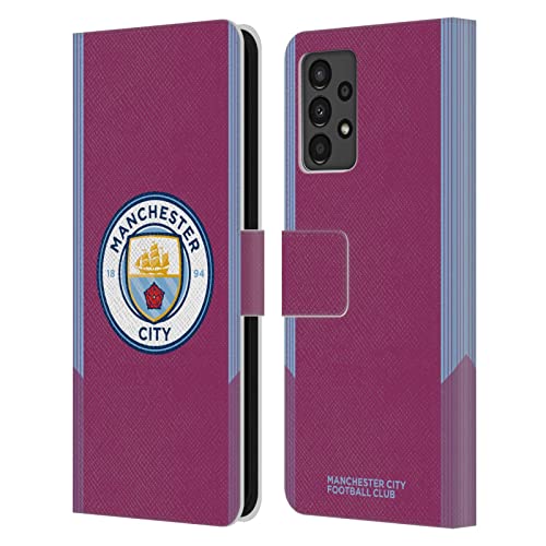 Coque Manchester City Galaxy A13 étui portefeuille en cuir Man City