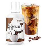 Coffee Snax Cold Brew Coffee Concentrate, Unsweetened Black Coffee Concentrate with No Added Sugar (Bulk 96 Servings Bottle)