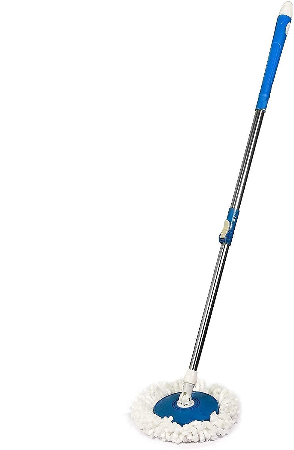 Blue mop Cleaner Mop Stick Rod and Refill - Stainless Steel Mop Handle with 1 Microfiber Mop Head/Refill with Best Locking System (Blue) Wet & Dry Mop (Multicolor) (B09XXX4ZKX) Amazon Price History, Amazon Price Tracker