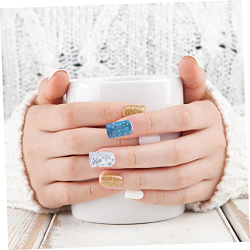 KALLORY 3 Folhas De Adesivos Para Unhas De Natal Enfeites De Unhas 3D Adesivos Para Meninas Adesivos