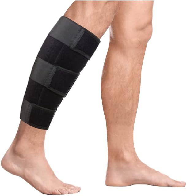 supregear Compression Calf Support Brace , Adjustable Shin Splint Calf Wrap, Comfortable Breathable Reduce Muscle Strain Calf Support, Suitable for Various Sports, Men and Women