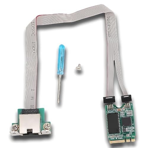 Tarjeta de Red Ethernet Gigabit 2.5G M.2 A+E Key Zunate para Computadora Laptop Desktop con Puerto RJ45 y Función de Ahorro de Energía miniatura 1