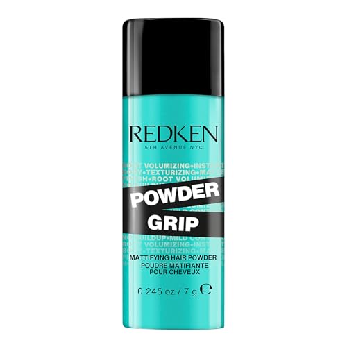 Redken, Polvo Densificador y Voluminizador, Acabado Ultra mate, Ideal para Moños, Para Todo Tipo de Cabello, Powder Grip, 7 g
