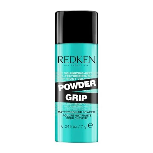 Redken, Polvo Densificador y Voluminizador, Acabado Ultra mate, Ideal para Moños, Para Todo Tipo de Cabello, Powder Grip, 7 g