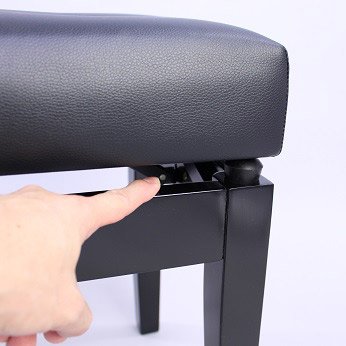 Amazon.co.jp: EMUL PBENCH200B ピアノ高低自在椅子 ブラック