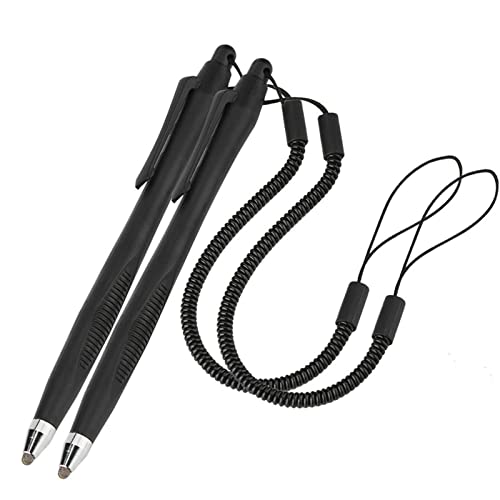 Xiaokeis 2 Pcs Portable Spring Rope Stylus Pen, Scratch Proof Pen with Stylus Tip Touch Pen for...