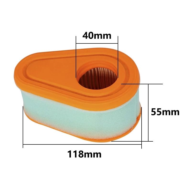 Limpiador de Filtro Aire para cortacésped, Compatible con Accesorios Repuesto 792038 790388 30-161 Piezas de Repuesto