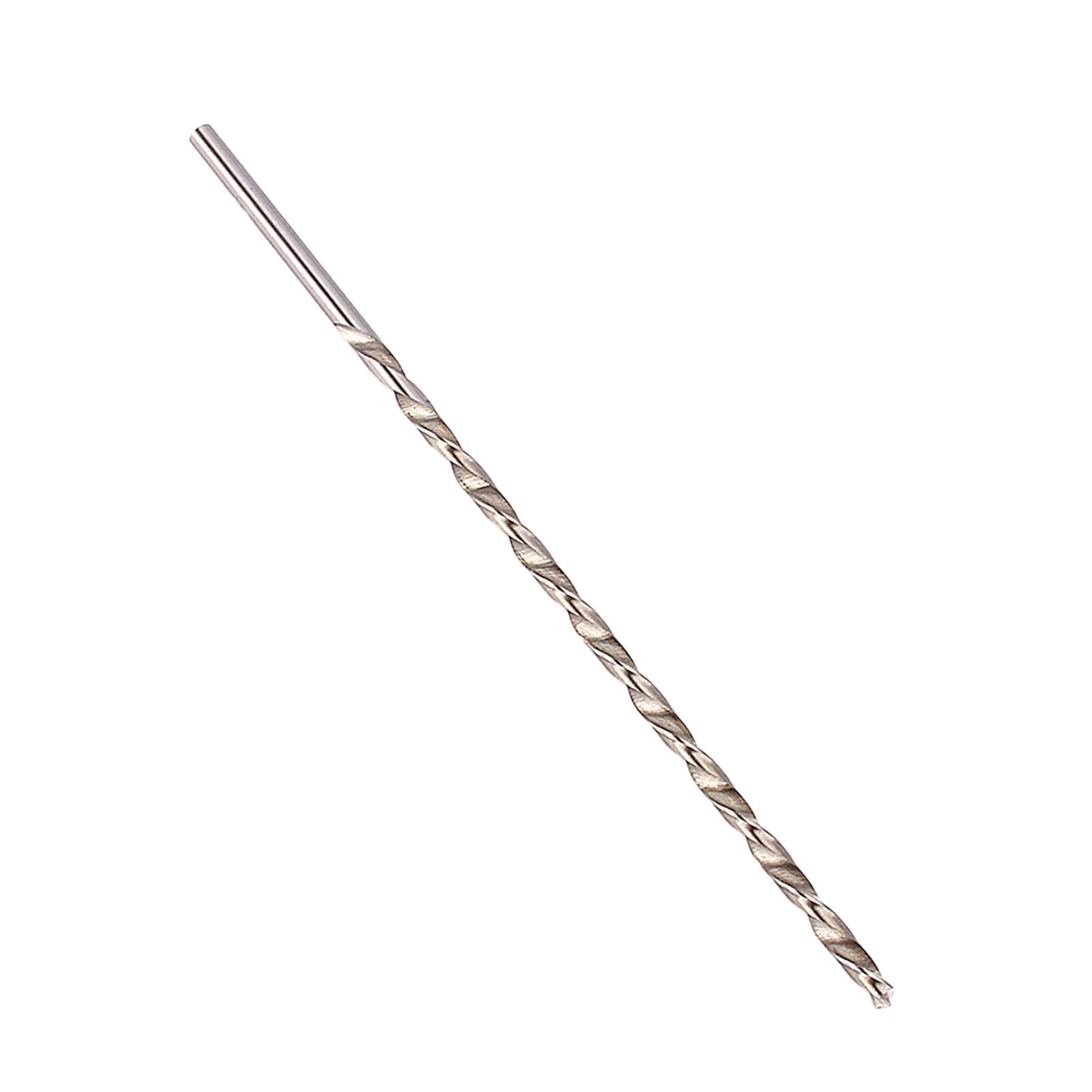 5mm HSS Extra Long Twist Drill Bit, 200mm Straight Shank Auger Drill for Wood, Aluminum, Plastic, Suitable for Impact Applications