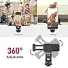 ULANZI ST-06S Phone Cold Shoe Mount for Camera, Smartphone Holder Bracket 1/4'' Tripod Mount Clip with Cold Shoe for Mic Light Stand, Tripod Adapter for iPhone Samsung Huawei within 1.9-3.9 inches #1