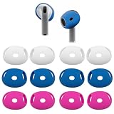 HABVPU 6 Pezzi Gommini per Auricolari Compatibile con Apple AirPods 4 Silicone Antiscivolo Custodia Protettiva Ultra Sottile, Cuscinetti auricolari di ricambio per Airpods 4, antiscivolo, antigraffio