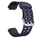 Soft Silicone Smart Watch Bands Replacement Straps Bands(23mm) for YAMAY SW020 ID205 Smart Watch (Blue)