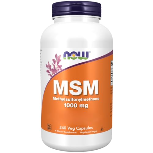 Now Foods MSM 1000 mg 240 Gélules Végétaliennes