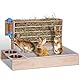 MOGOULUA 4 in 1 Groß Heuraufe Kaninchen Holz Futterspender Heu Kaninchen mit Katzentoilette Wasserflasche Futternäpfe für Hamster Hölzerner Hasenfutterautomat Heuhaltergestell für kleine Haustiere