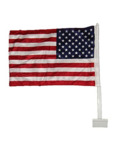 Aes 12X18 Usa American Knitt Double Sided Car Vehicle 12"X18" Flag #TOP1