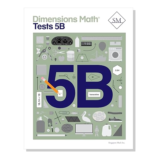 Dimensions Math Tests 5B | Singapore Math Inc. [Paperback] [Paperback] Singapore Math Inc.