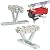 SKTREX 8 Wheel Hoist Trolley with Rollers - Strut Trolley Assembly for Electric Hoist - Fits 1-5/8" Wide and Taller Strut Channel - High Strength and Silent Operation
