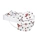 Générique 10 Pcs_Masque_Adulte Noël imprimé Visage_Masque_3 Ply Non Tissé Respirant Anti-Poussière_Masque_avec Motif Noël Bandeaux imprimé Tissu Non Lavable Non Réutilisable Bandeau Tissu