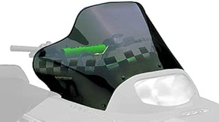 PowerMadd 12230 Cobra Windshield for Arctic Cat ZR 2 - Tint with black checkers - Mid height - coolthings.us
