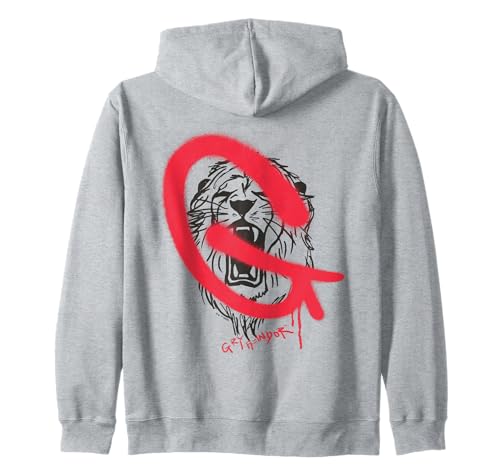Image of Harry Potter Gryffindor Graffiti G Zip Hoodie