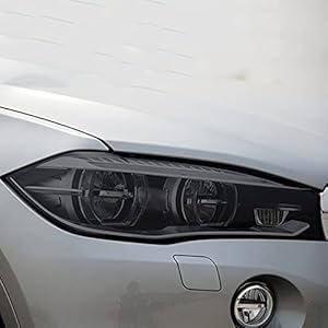 CGFZNUB Auto Koplamp Beschermfolie Koplamp Transparant Zwart TPU Sticker Voor BMW X6 E71 F16 M F86 G06 2020 Accessoires