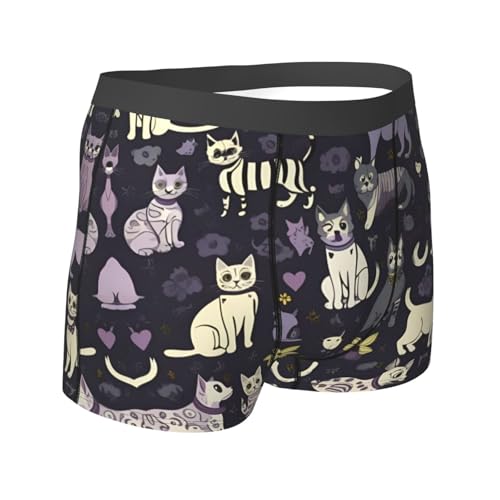 Goth Spooky Men's Boxer Briefs,mens underwear,Breathable Boxers for Men,Comfy Cozy Holiday Boxer Briefs3