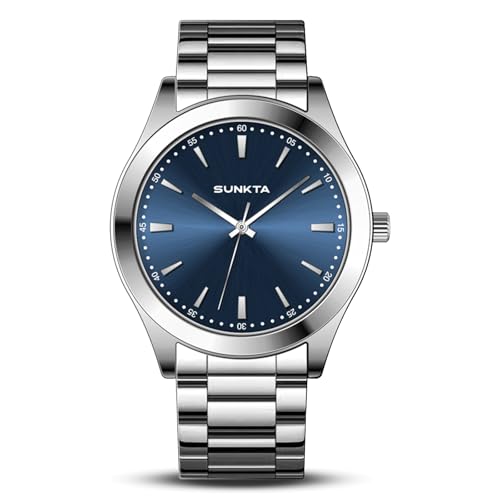 Image of LIGE Men's Minimalist Watches Stainless Steel Waterproof Analog Quartz