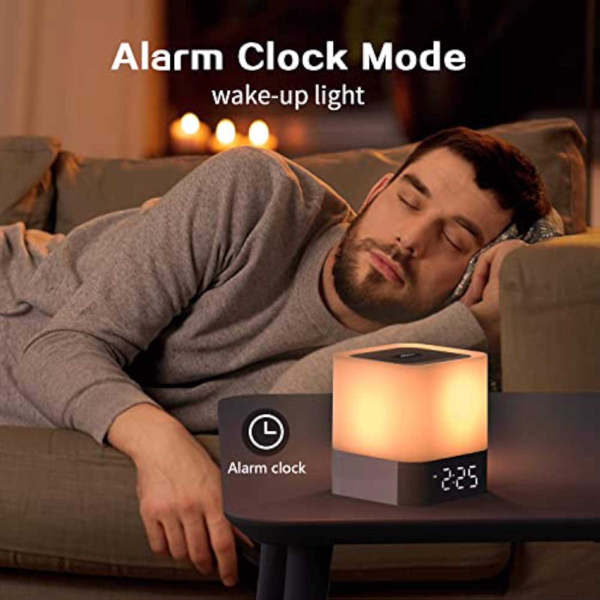 5 in 1 Bedside Lamp with Bluetooth Speaker