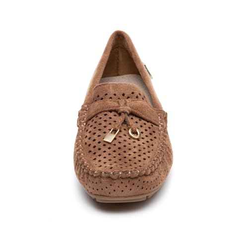 Image of Bernal Women's Non-Slip Penny Loafers - All-Day Comfort Flat Driving Shoes for Work Office & Casual Walking
