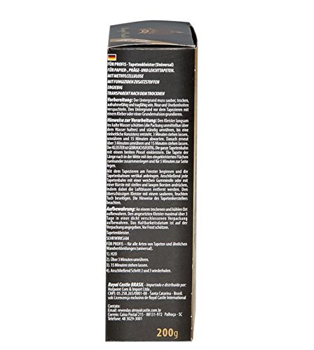 Cola Papel De Parede Profissional 200g, Faz Até 8 Rolos Ou +