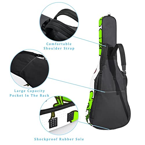 Étui de protection rembourré pour guitare classique acoustique Motif fleur de cactus, Multicolore 05, 42.9×16.9×4.7 in… - Les Beatles, Paul McCartney, John Lennon, RIngo Starr, George Harrison Étui de protection rembourré pour guitare classique acoustique Motif fleur de cactus, Multicolore 05, 42.9x16.9x4.7 in… – Image 4