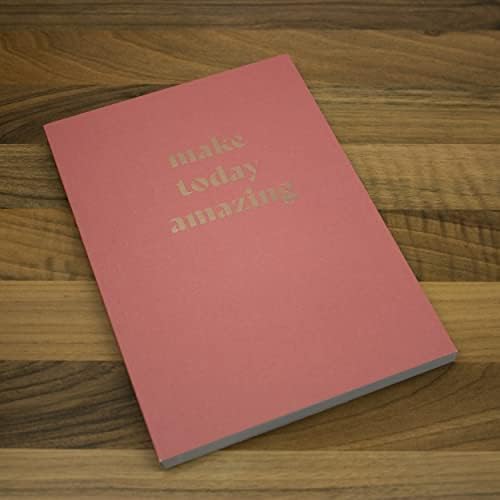 The Heritage Press - 'Make Today Amazing' - Lined A5 Notebook with Rose Gold Foil Finishing - motivational, inspirational, encouragement, positivity journal - organiser - 192 Pages
